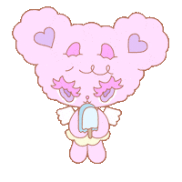 Ice Cream Eating Sticker by Lilac's World