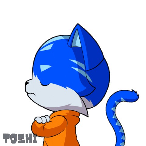 Mad Cat Sticker by Toshithecat