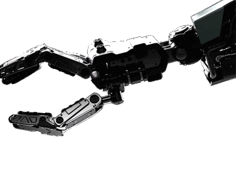 Robot Tech Sticker by Woodblock