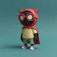 Happy Red Cape GIF by G*BOY