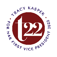 T22 Sticker by Tracy Kasper For NAR First Vice President 2022