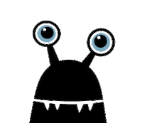 RedLipstickMonster monster blink rlm oczko Sticker