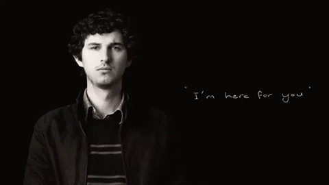 Black And White Care GIF by Michael Burrows