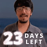 23 DAYS LEFT