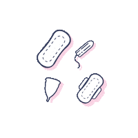 luunanaturals period menstruation plasticfree plasticfreejuly Sticker