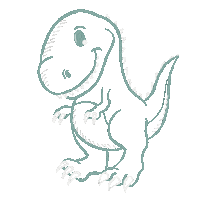 Dinosaur Dino Sticker