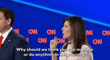 Republican Debate Haley GIF