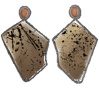 dcadefdesigns handmade jewelry earrings crystals Sticker