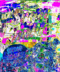michaelpaulukonis glitch neon color colours GIF