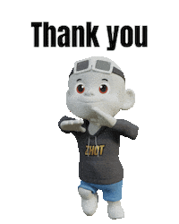 Thanks Thank You Sticker by Zhot