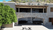 beachhousearvi crete aerial video beach house arvi GIF