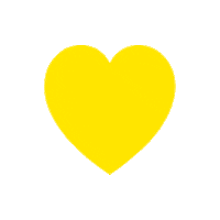 perfecthairhairextensions love heart yellow hair extensions Sticker