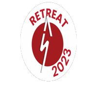 AlignedStudios aligned studios as retreat as retreat 2023 Sticker