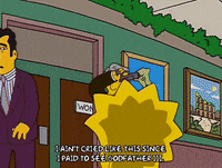 the simpsons crying GIF