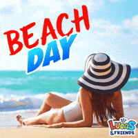Beach Day Summer GIF by Lucas and Friends by RV AppStudios