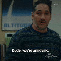 Fx Networks Shut Up GIF by English Teacher FX