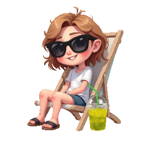 Summer Beach Sticker