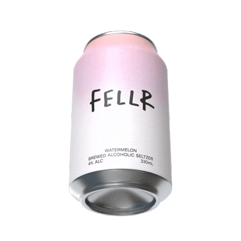 FELLR giphyupload watermelon can seltzer Sticker