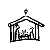 Star Of Bethlehem Christmas Sticker