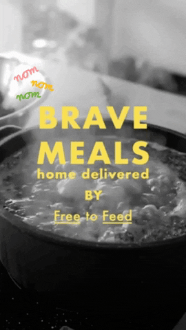 FreetoFeed giphygifmaker giphyattribution brave meals free to feed GIF