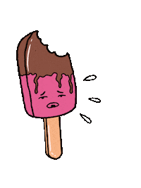 Icecream Calor Sticker