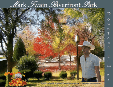 MarkTwain giphygifmaker giphyattribution downtown elmira ny mark twain riverfront park elmira ny GIF
