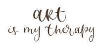 Art Typography Sticker