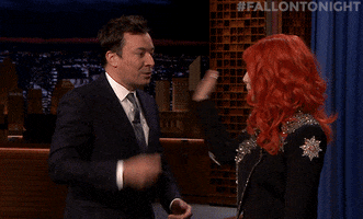 fallontonight jimmy fallon slap fallontonight tonight show GIF