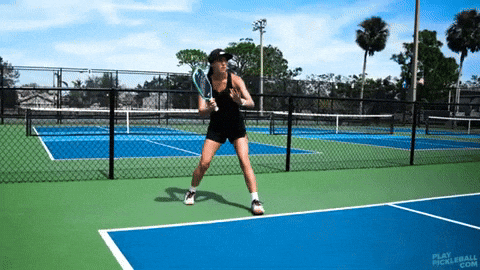 Vị trí đứng khi thực hiện cú Drop Shot trong pickleball