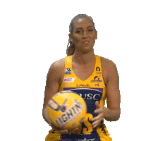 Netball Sclightning Sticker by Sunshine Coast Lightning