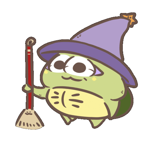 Halloween Witch Sticker