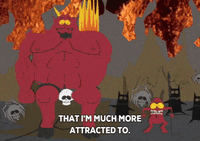 devil lava GIF by South Park 