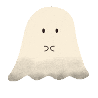 shwing_shwing_ ghost shy tutu love ghost Sticker