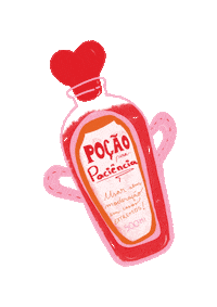 elateks pote estres brujeria frasco Sticker