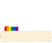 Rainbow Illustration Sticker