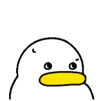 420gram00 character duck sweat 캐릭터 Sticker