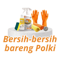polkiindonesia cleaning bersih polki polki indonesia Sticker