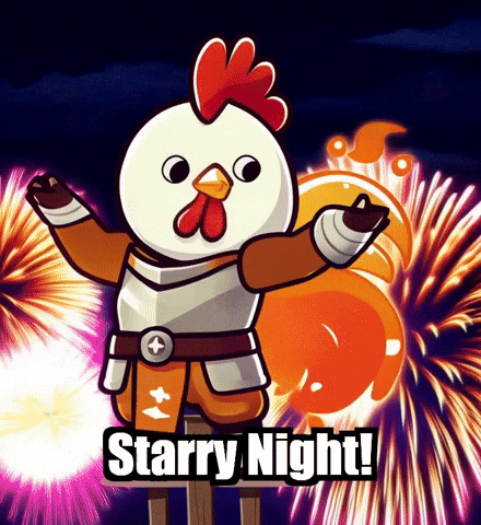 Starry Night Summer GIF by Zorooster