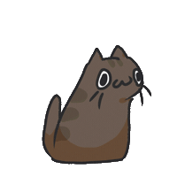 Cat Sticker by bunny_is_moving