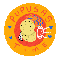 El Salvador Food Sticker by Dexel