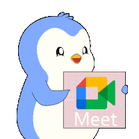 Looking Google Chrome Sticker by Pudgy Penguins