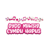 Dydd Miwsig Cymru Sticker