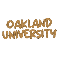 Oakland University Sticker by Oaklandu