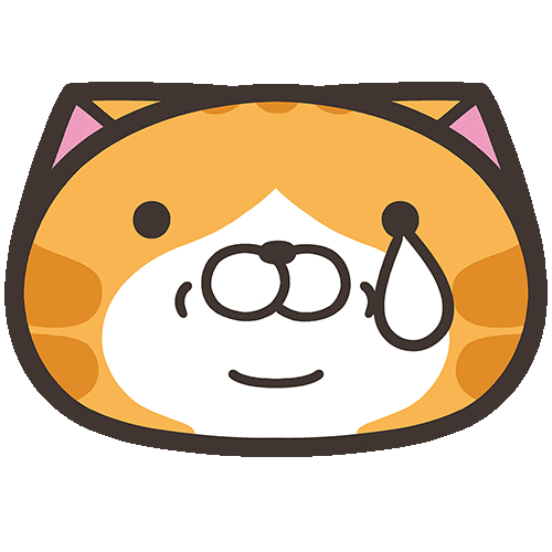 Sad Cat Sticker by MochiDad