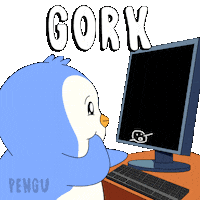 Artificial Intelligence Penguin Sticker by Pudgy Penguins