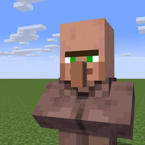 Humamoyous_ minecraft villager GIF