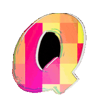Glitch Alphabet Sticker by #BASILIO