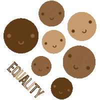 Black Lives Matter Equality Sticker by mochikids