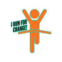 Run Running Sticker by Hand in Hand Sweden