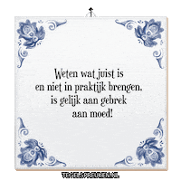 Humor Wijsheid Sticker by Tegelspreuken.nl